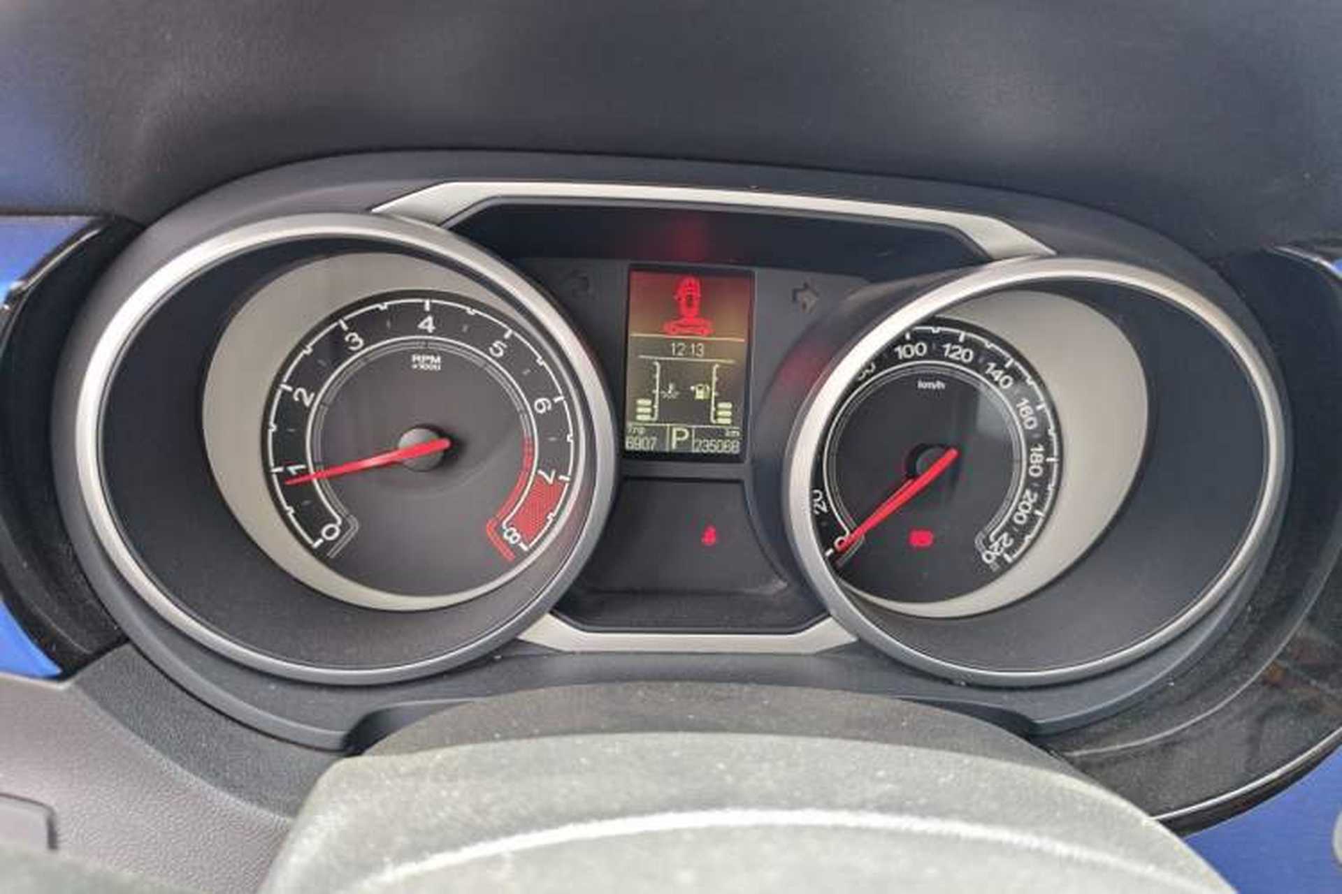 Used MG GS 2015 1.5TGI TST Luxury Edition Odometer Close Up