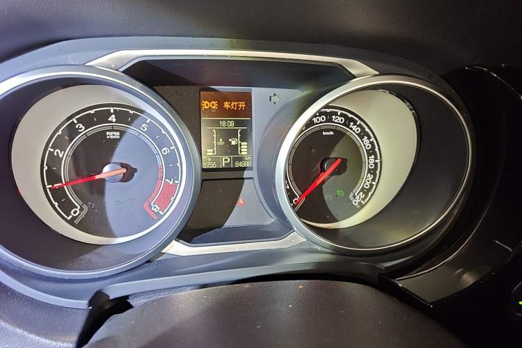 Used MG GS 2016 1.5TGI TST Luxury Edition Odometer Close Up