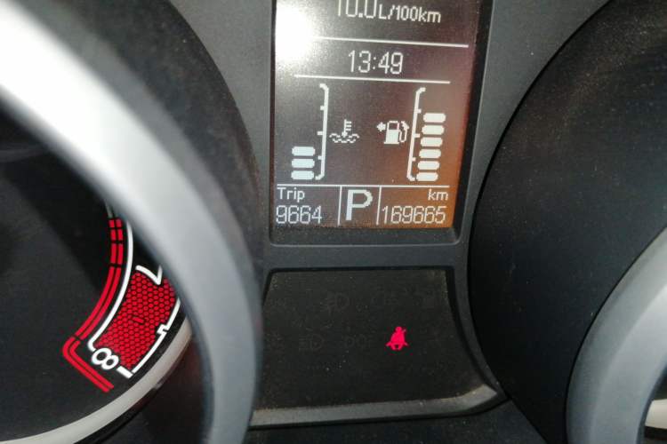 Used MG GS 2016 1.5TGI TST Luxury Edition Odometer Close Up