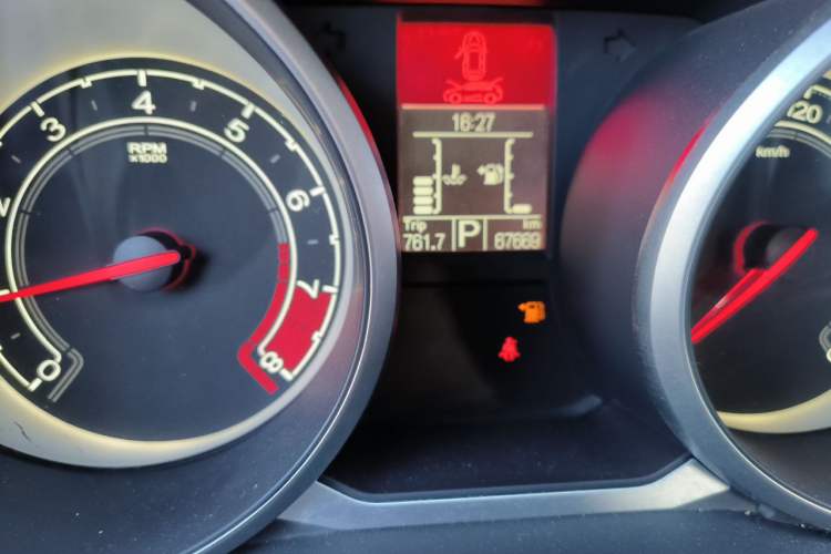 Used MG GS 2016 1.5TGI TST Luxury Edition Odometer Close Up