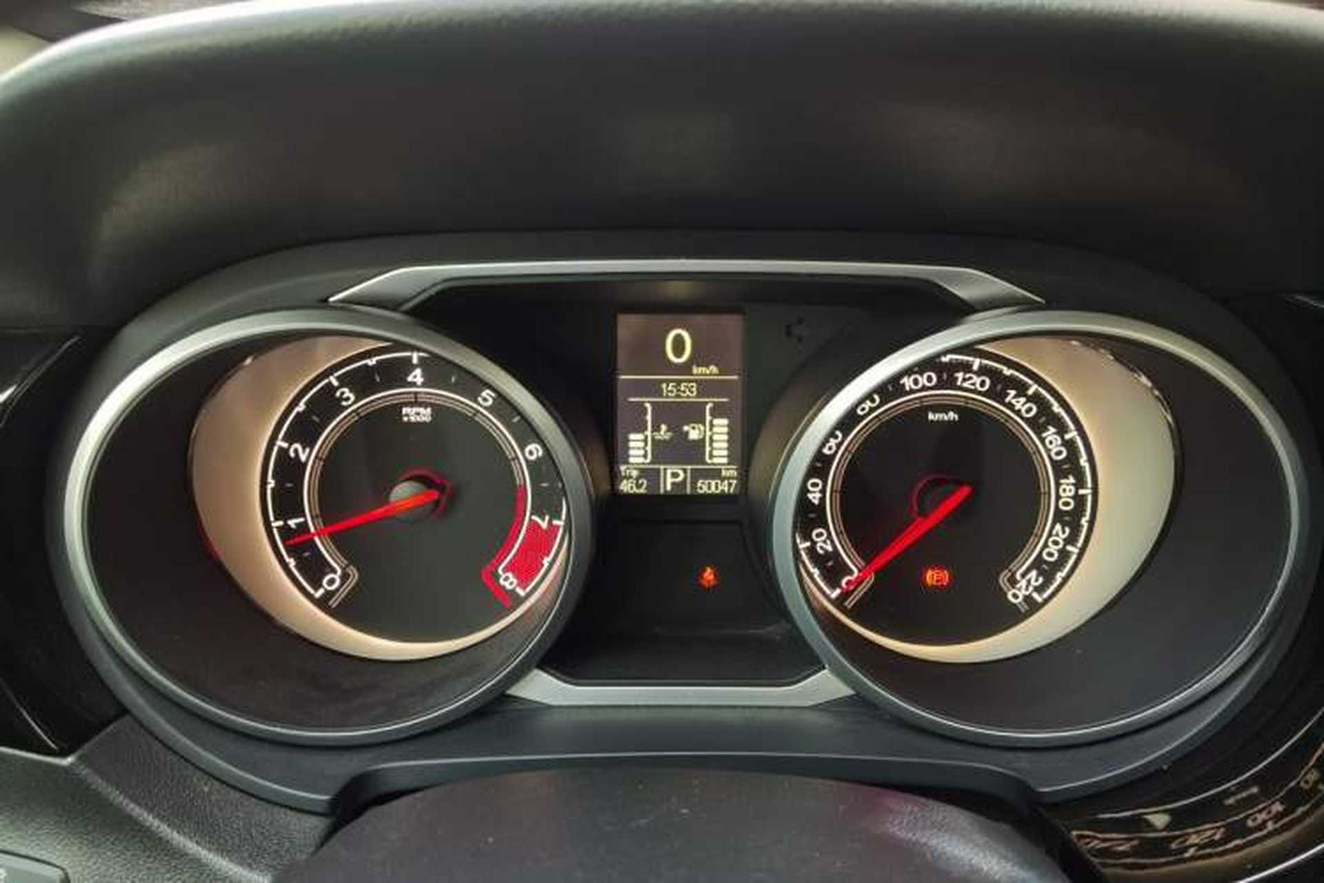 Used MG GS 2016 1.5TGI TST Luxury Edition Odometer Close Up
