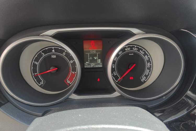 Used MG GS 2016 1.5TGI TST Luxury Edition Odometer Close Up