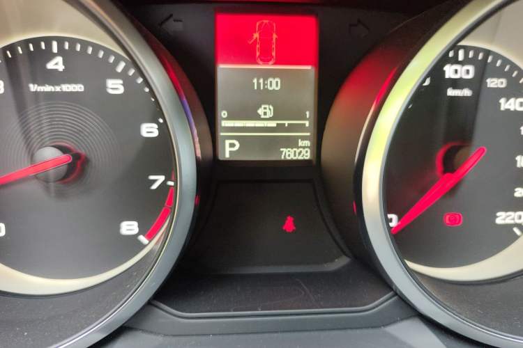 Used MG GS 2017 20T Automatic Luxury Edition Odometer Close Up