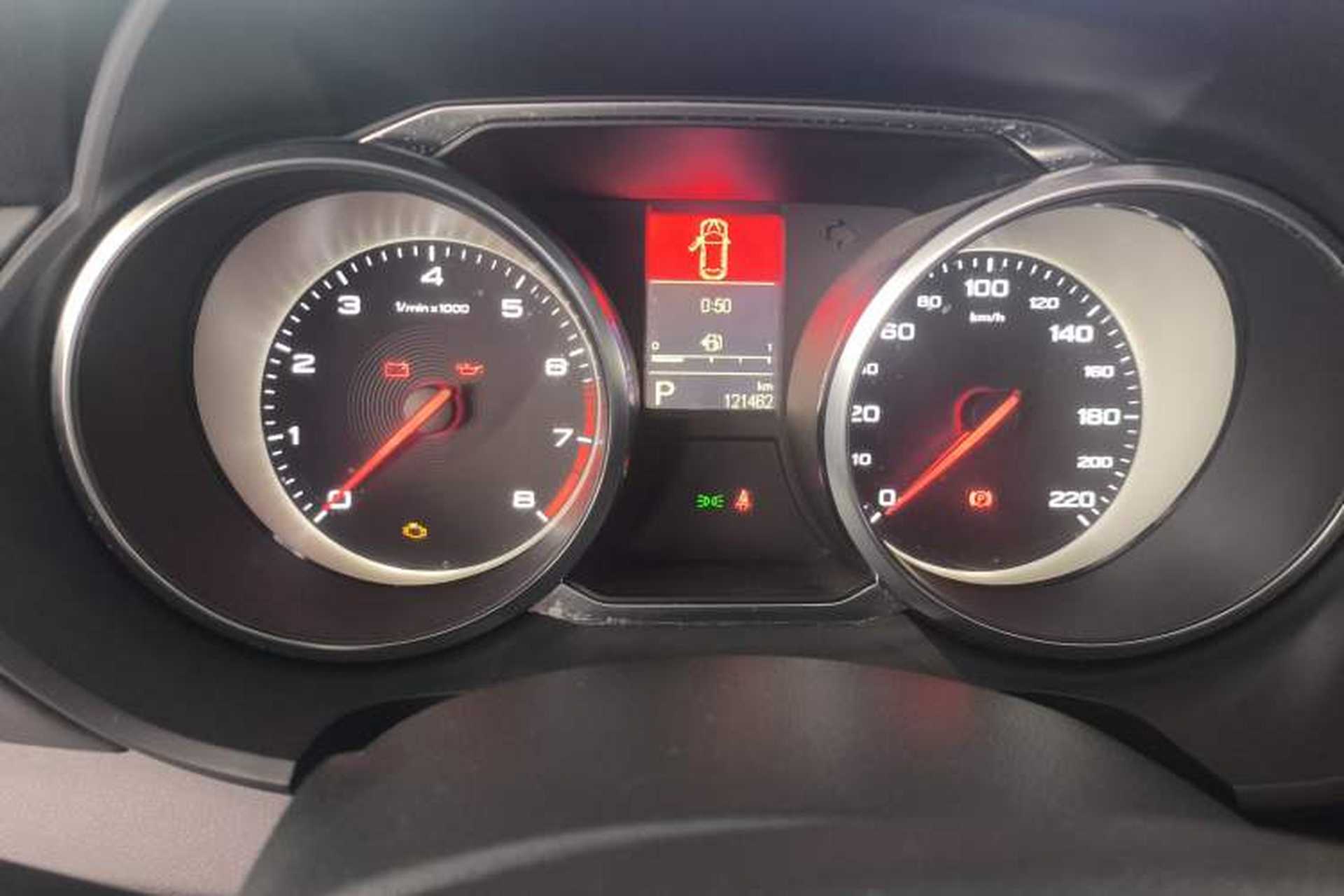 Used MG GS 2017 30T Automatic Prestige Edition Odometer Close Up