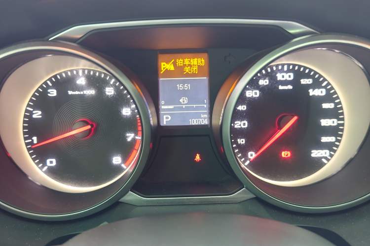 Used MG GS 2017 20T Automatic Prestige Edition Odometer Close Up