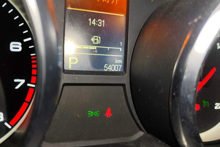 Used MG GS 2017 20T Automatic Prestige Edition Odometer Close Up