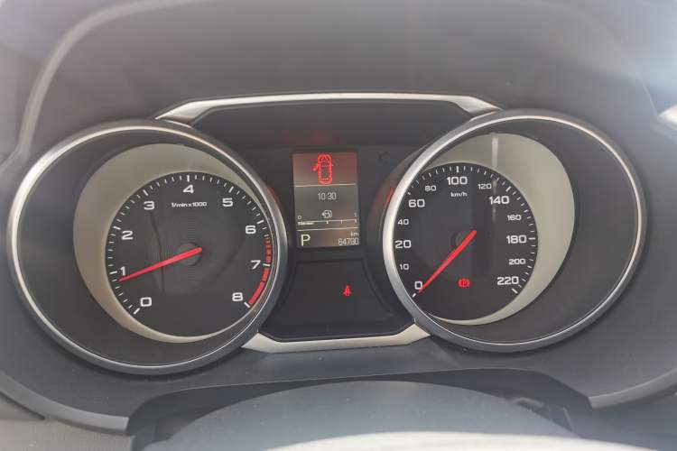 Used MG GS 2017 20T Automatic Prestige Edition Odometer Close Up