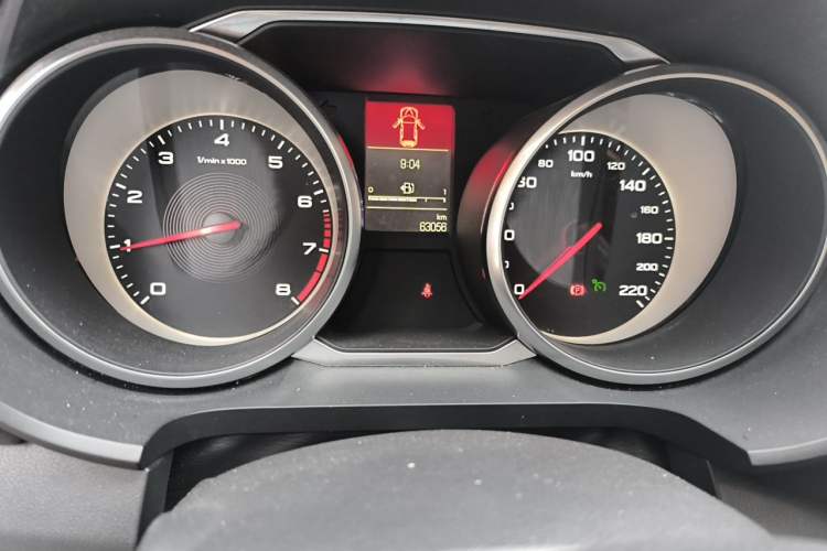 Used MG GS 2017 20T Manual Luxury Edition Odometer Close Up