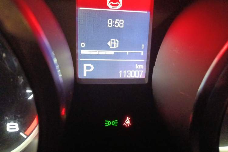 Used MG GS 2017 20T Automatic Prestige Edition Odometer Close Up