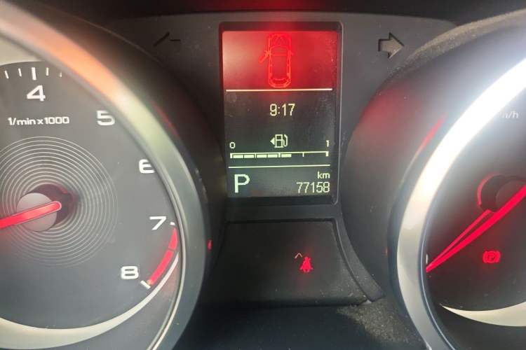 Used MG GS 2017 20T Automatic Prestige Edition Odometer Close Up