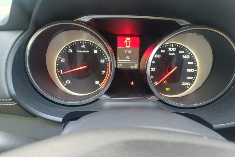 Used MG GS 2017 30T Automatic All-Wheel-Drive Flagship Edition Odometer Close Up