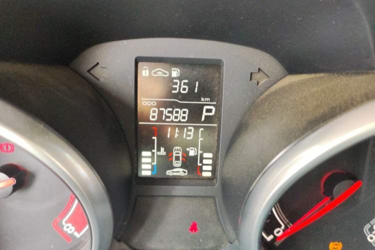 Used MG GT 2015 1.5T Automatic Elite Edition Odometer Close Up