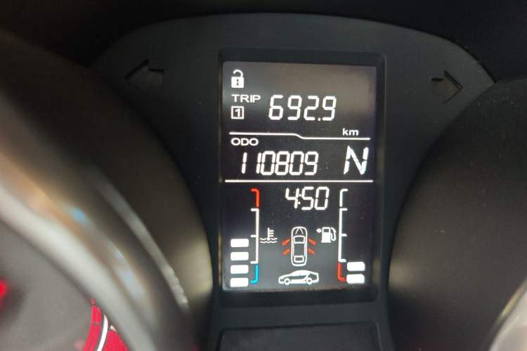Used MG GT 2015 1.5T Automatic Fashion Edition Odometer Close Up