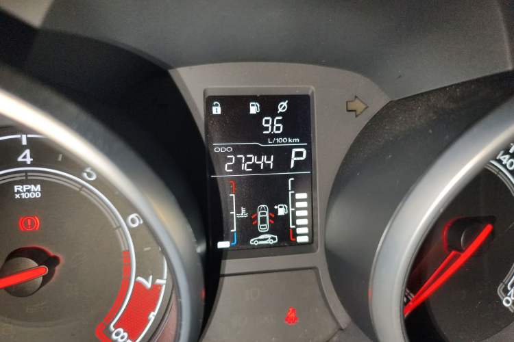 Used MG GT 2016 1.5L Automatic Value-Added Luxury Edition Odometer Close Up