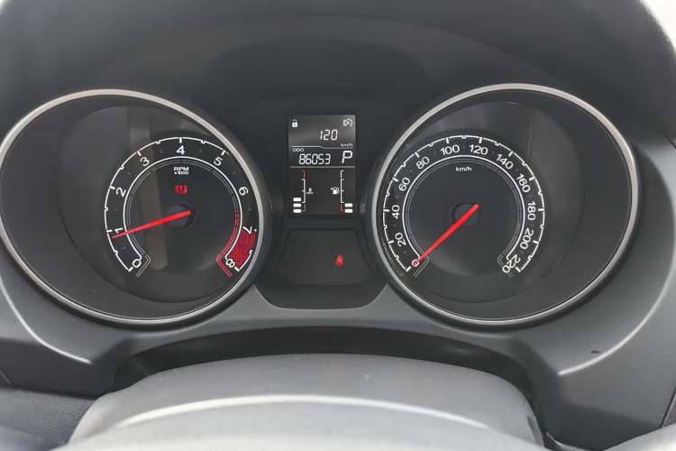 Used MG GT 2016 1.5T Automatic Value-Added Luxury Edition Odometer Close Up