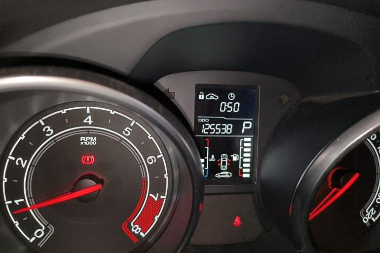 Used MG GT 2016 1.5L Automatic Value-Added Luxury Edition Odometer Close Up