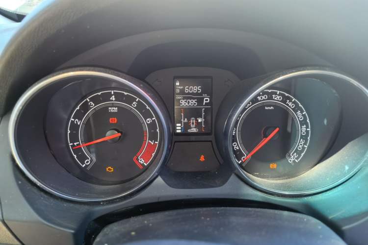 Used MG GT 2016 1.5T Automatic Value-Added Luxury Edition Odometer Close Up