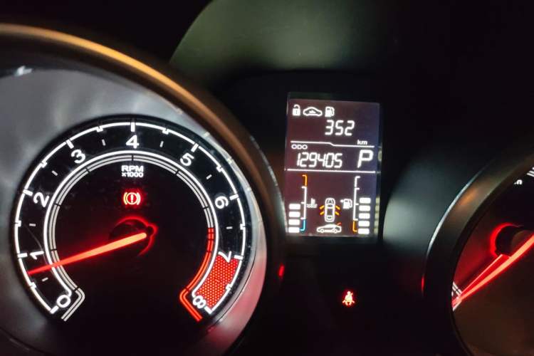 Used MG GT 2016 1.5T Automatic Value-Added Luxury Edition Odometer Close Up