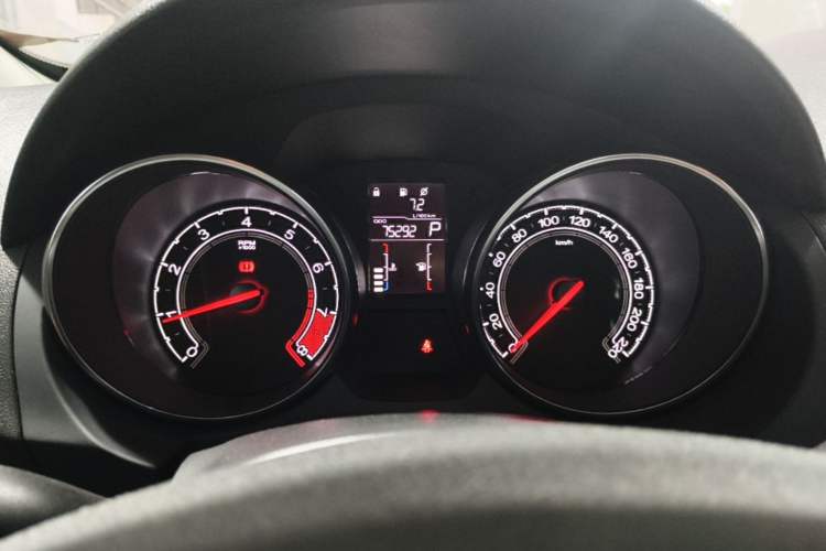 Used MG GT 2016 1.5T Automatic Value-Added Luxury Edition Odometer Close Up