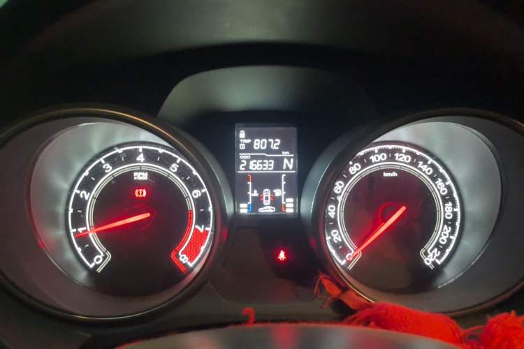 Used MG GT 2016 1.5T Automatic Value-Added Luxury Edition Odometer Close Up