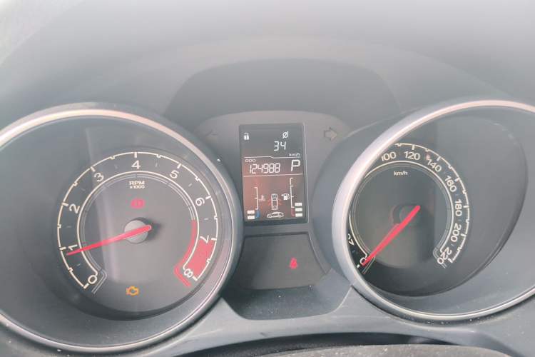 Used MG GT 2016 1.5T Automatic Value-Added Luxury Edition Odometer Close Up
