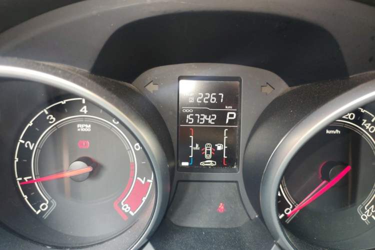 Used MG GT 2016 1.5T Automatic Value-Added Luxury Edition Odometer Close Up