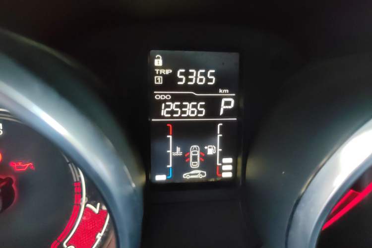 Used MG GT 2016 1.5T Automatic Value-Added Luxury Edition Odometer Close Up
