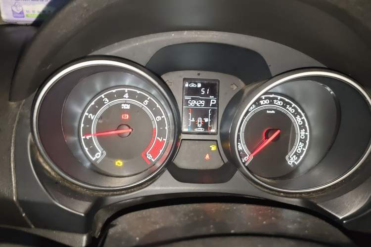 Used MG GT 2016 1.5L Automatic Value-Added Luxury Edition Odometer Close Up