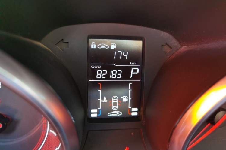 Used MG GT 2016 1.5L Automatic Value-Added Luxury Edition Odometer Close Up