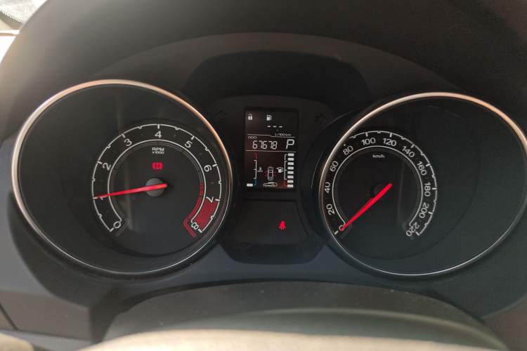 Used MG GT 2016 1.5T Automatic Value-Added Luxury Edition Odometer Close Up
