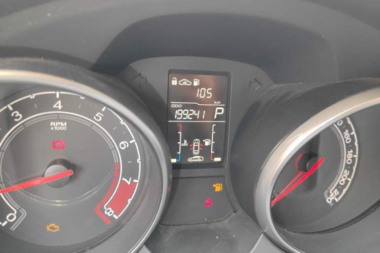 Used MG GT 2016 1.5L Automatic Value-Added Luxury Edition Odometer Close Up
