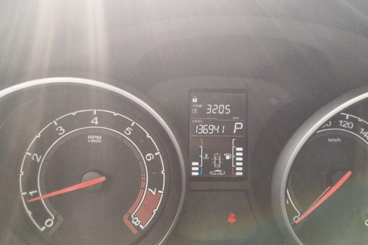 Used MG GT 2016 1.5T Automatic Value-Added Luxury Edition Odometer Close Up