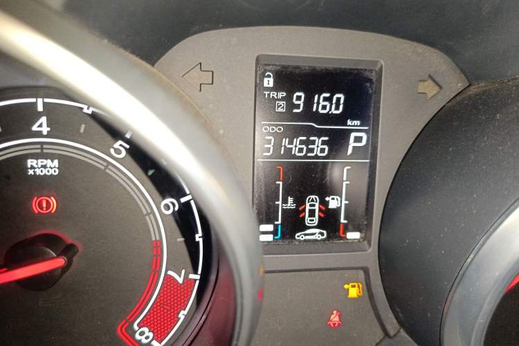Used MG GT 2016 1.5T Automatic Value-Added Luxury Edition Odometer Close Up
