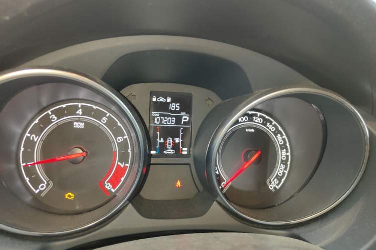 Used MG GT 2016 1.5L Automatic Value-Added Luxury Edition Odometer Close Up