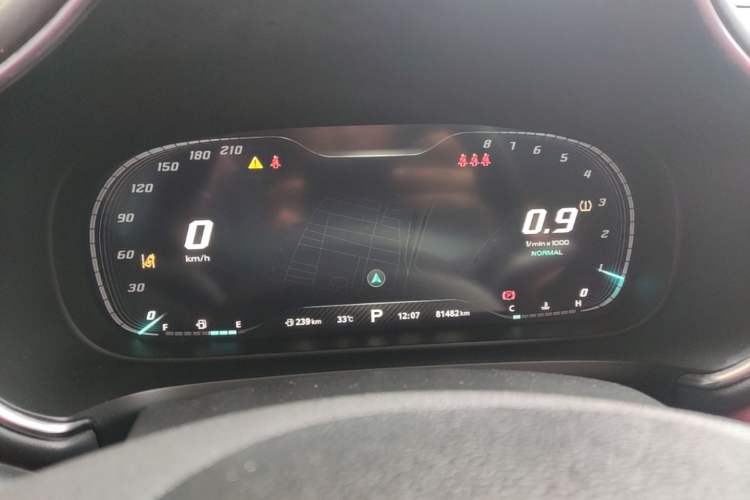 Used MG HS 2018 30T Automatic All-Wheel Drive Trophy Hormone-Infused Version China V Standard Instrument Cluster