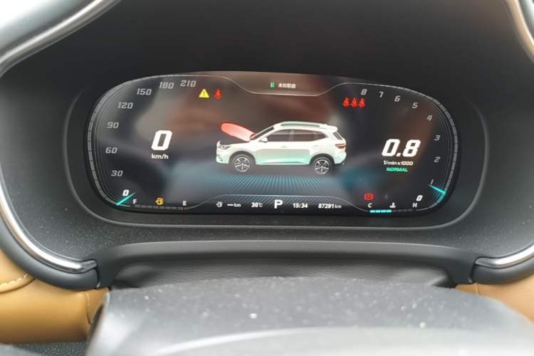 Used MG HS 2018 30T Automatic All-Wheel Drive Trophy Hormone-Infused Version China V Standard Instrument Cluster