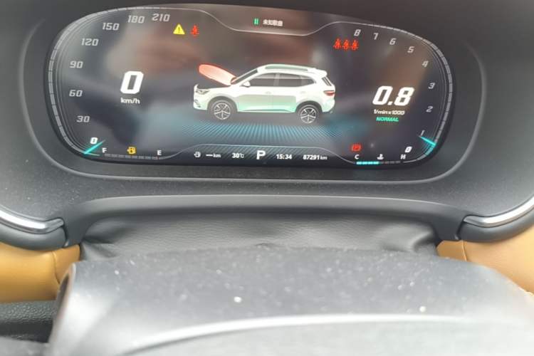 Used MG HS 2018 30T Automatic All-Wheel Drive Trophy Hormone-Infused Version China V Standard Odometer Close Up
