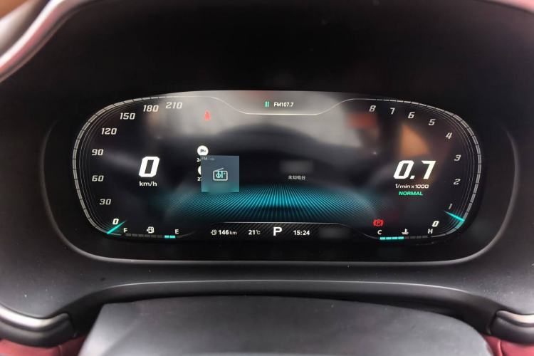 Used MG HS 2018 30T Automatic Two-Wheel Drive Trophy Edition—High-Octane V-Model Instrument Cluster