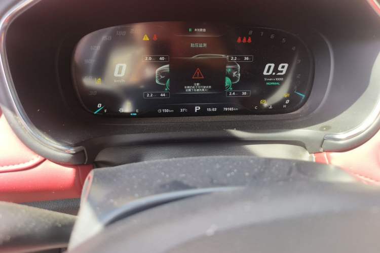 Used MG HS 2018 30T Automatic Two-Wheel Drive Trophy Edition—High-Octane V-Model Odometer Close Up