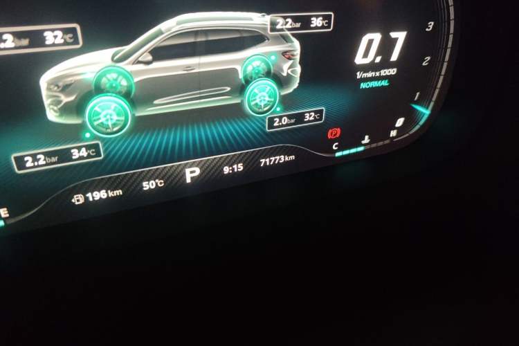 Used MG HS 2018 30T Automatic Two-Wheel Drive Trophy Edition—High-Octane V-Model Odometer Close Up