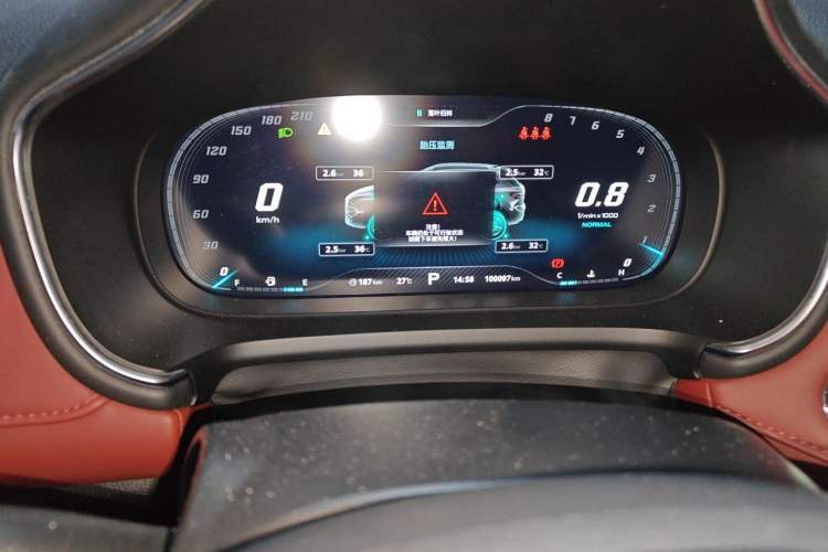 Used MG HS 2018 30T Automatic Two-Wheel Drive Trophy Edition—High-Octane V-Model Odometer Close Up