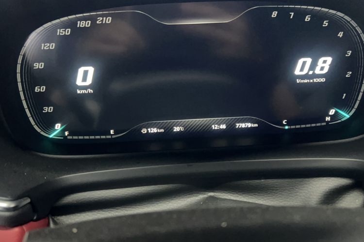 Used MG HS 2019 30T Automatic 2WD Trophy Supreme Edition China VI Standard Odometer Close Up