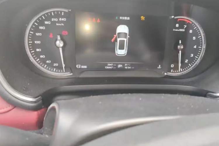 Used MG HS 2019 30T Automatic 2WD Trophy Enhanced Version China VI Standard Odometer Close Up
