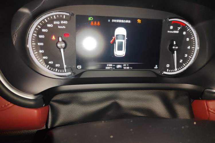 Used MG HS 2019 30T Automatic 2WD Trophy Enhanced Version China VI Standard Odometer Close Up