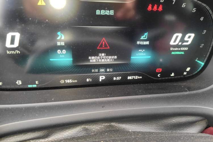 Used MG HS 2019 30T Automatic 2WD Trophy Supreme Edition China VI Standard Odometer Close Up