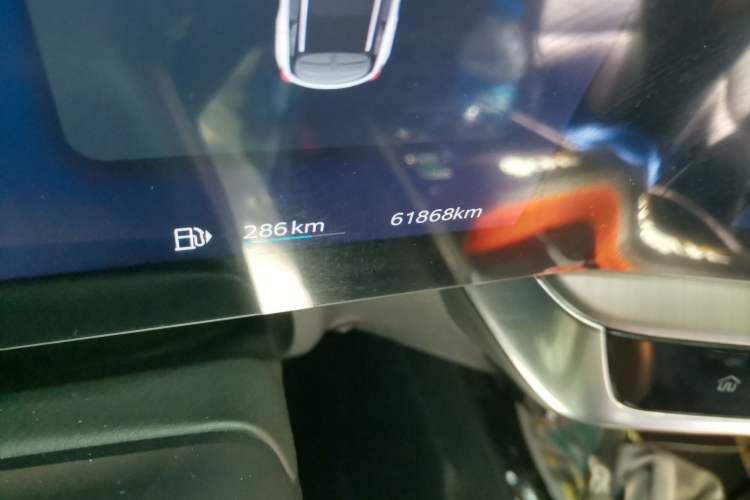 Used MG ONE 2022 α-Smart Sports Series 1.5T Standard Edition Odometer Close Up