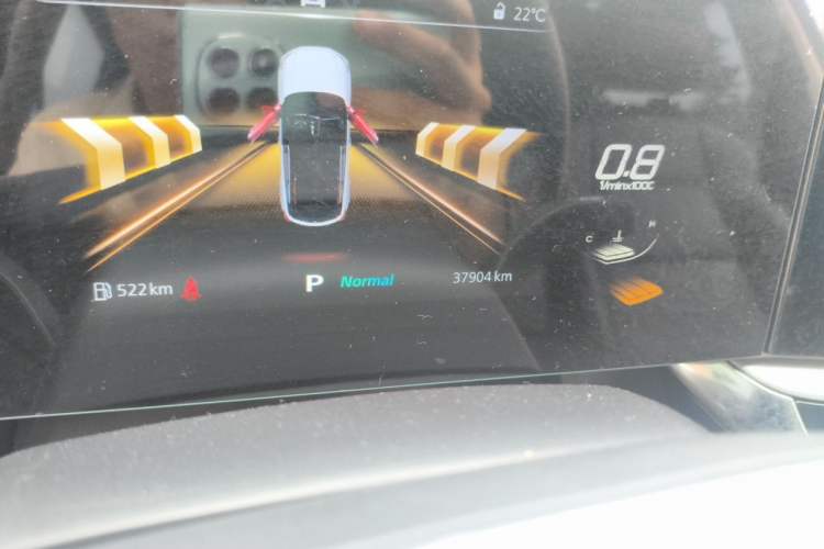 Used MG ONE 2022 β-Comfortable Living Series 1.5T Fully Satisfying Version 1078 Odometer Close Up