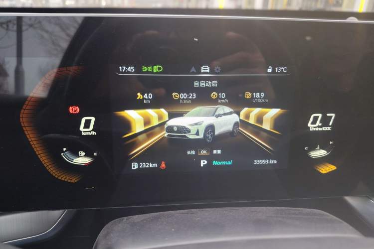 Used MG ONE 2022 α-Smart Sports Series 1.5T Entry-Level Model Instrument Cluster