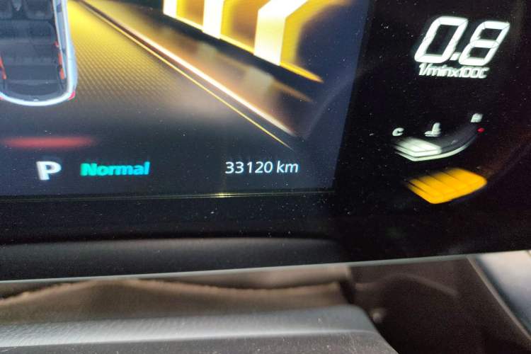 Used MG ONE 2022 α-Smart Sports Series 1.5T Entry-Level Model Odometer Close Up