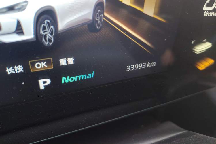 Used MG ONE 2022 α-Smart Sports Series 1.5T Entry-Level Model Odometer Close Up